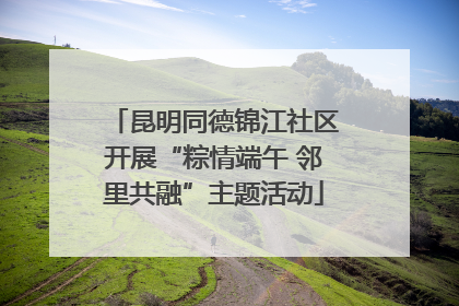 昆明同德锦江社区开展“粽情端午 邻里共融”主题活动